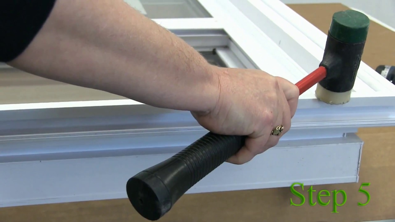 how to install a vinyl window without nailing flange